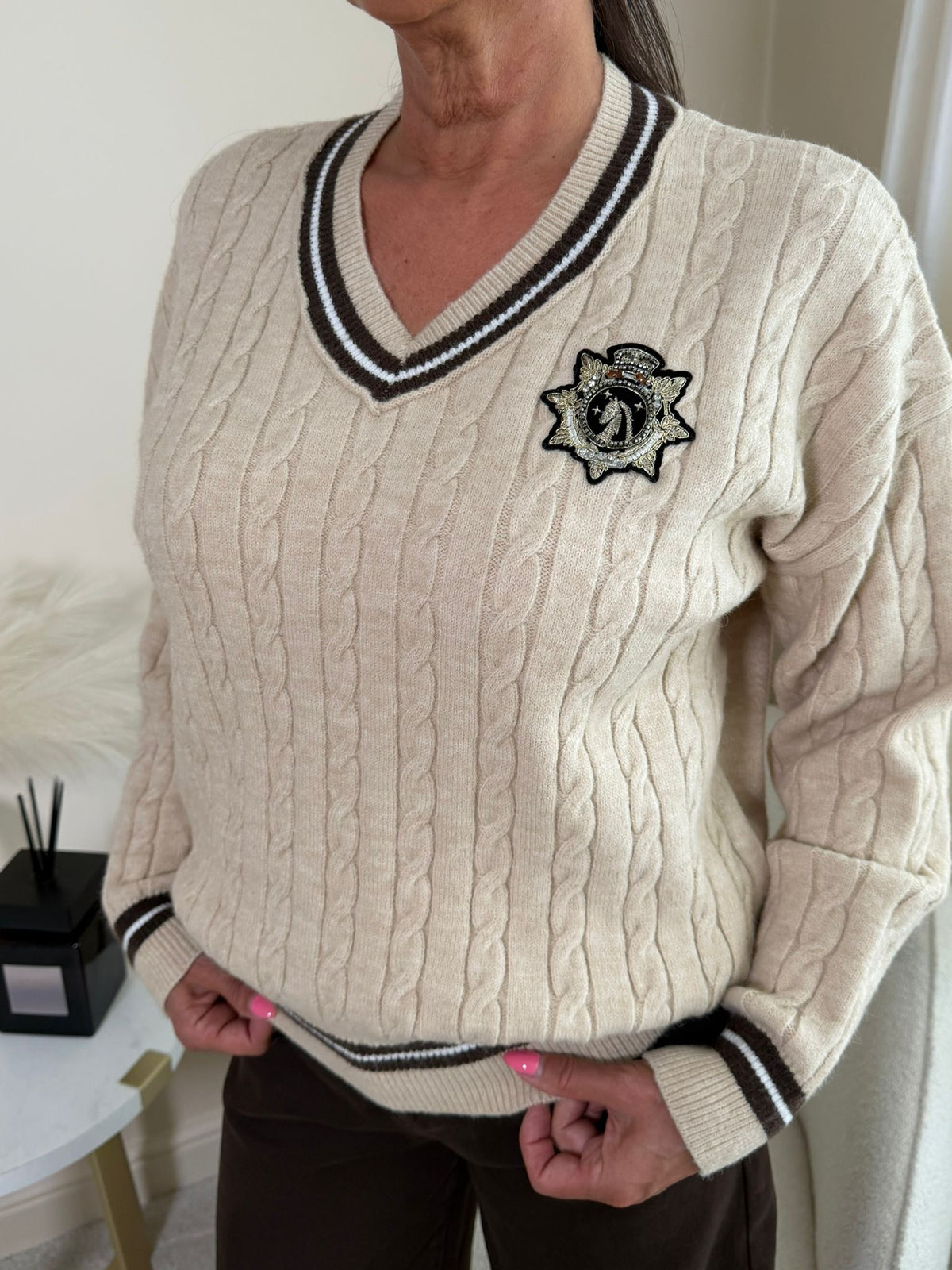 Elara Cable Knit Jumper Pre Order
