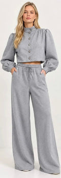 Nova Grey Two Piece Lounge Set