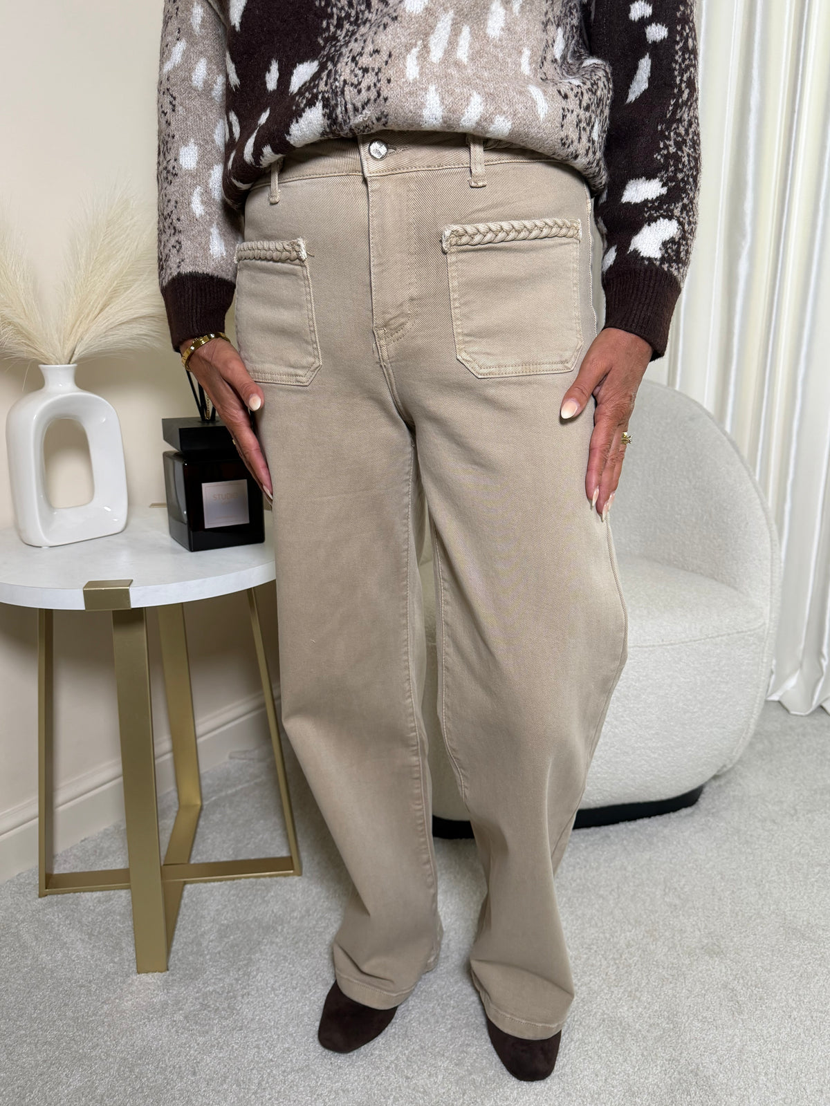 Lizzie Taupe Jeans