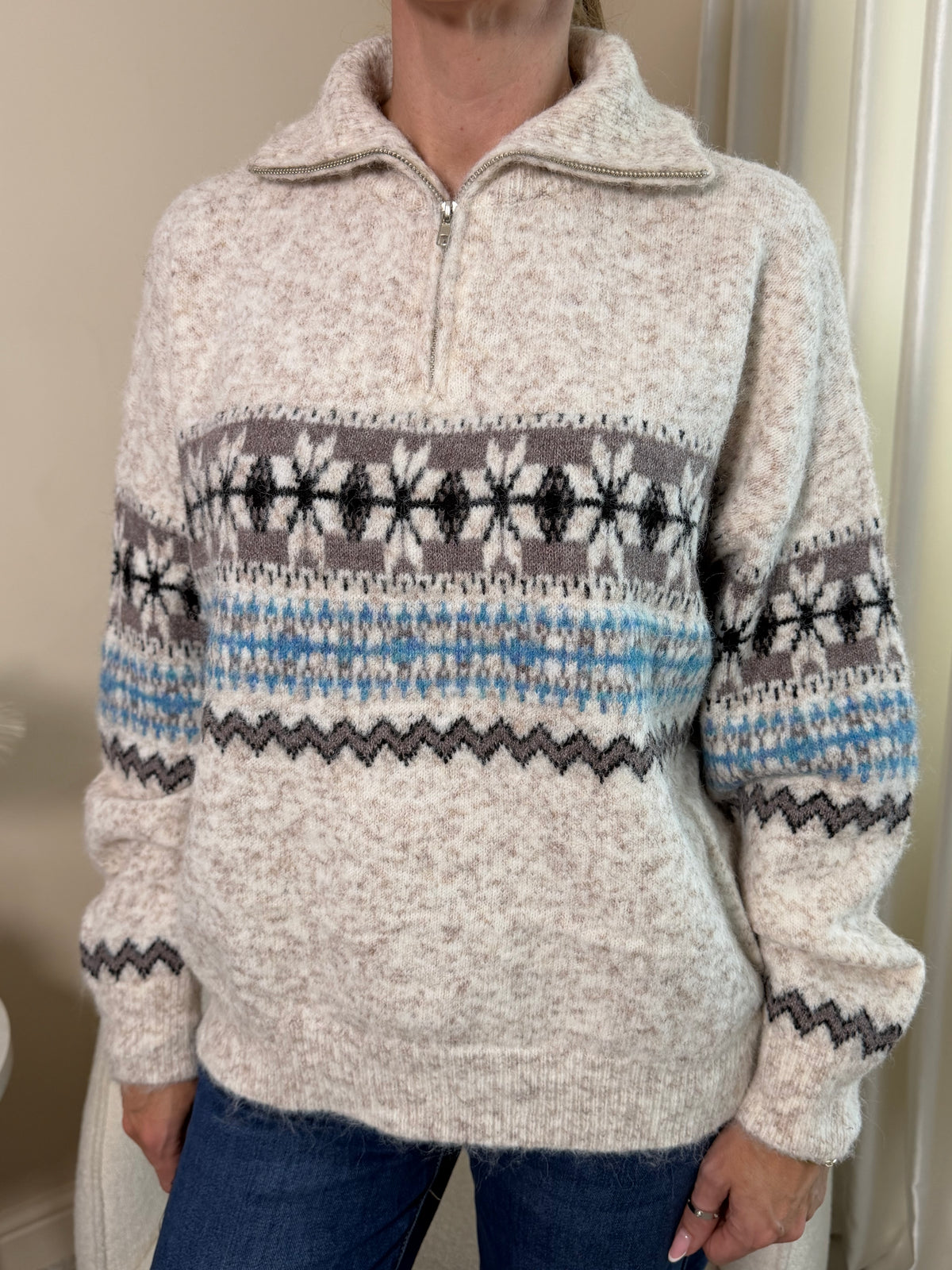Verity Quarter Zip Jumper