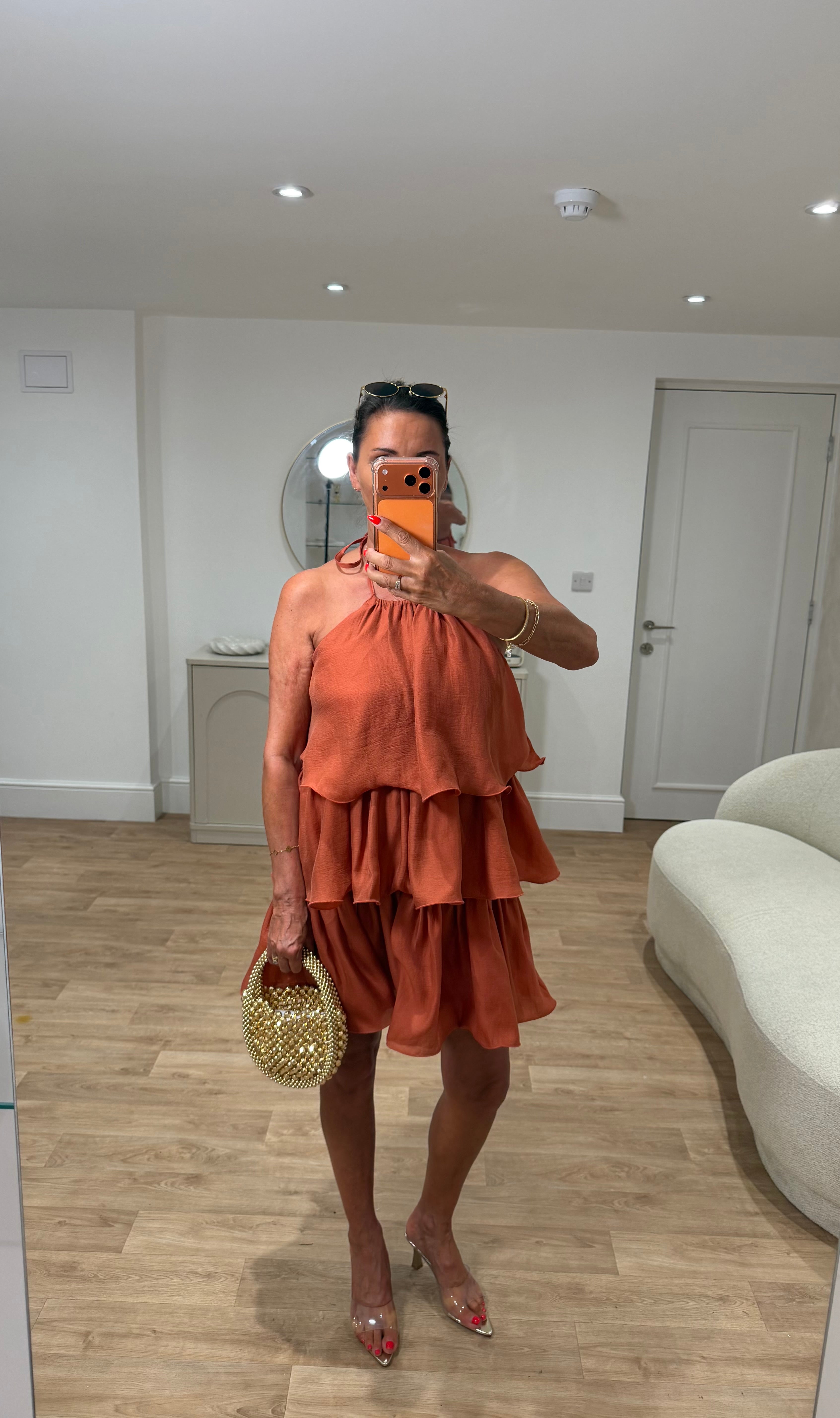 Cassie Ruffle Dress
