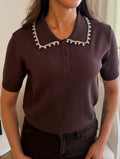 Talia Chocolate Top