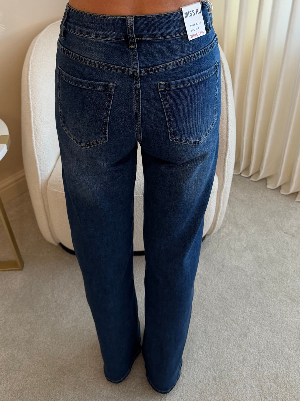 Lottie Stretch Button Detail Jeans