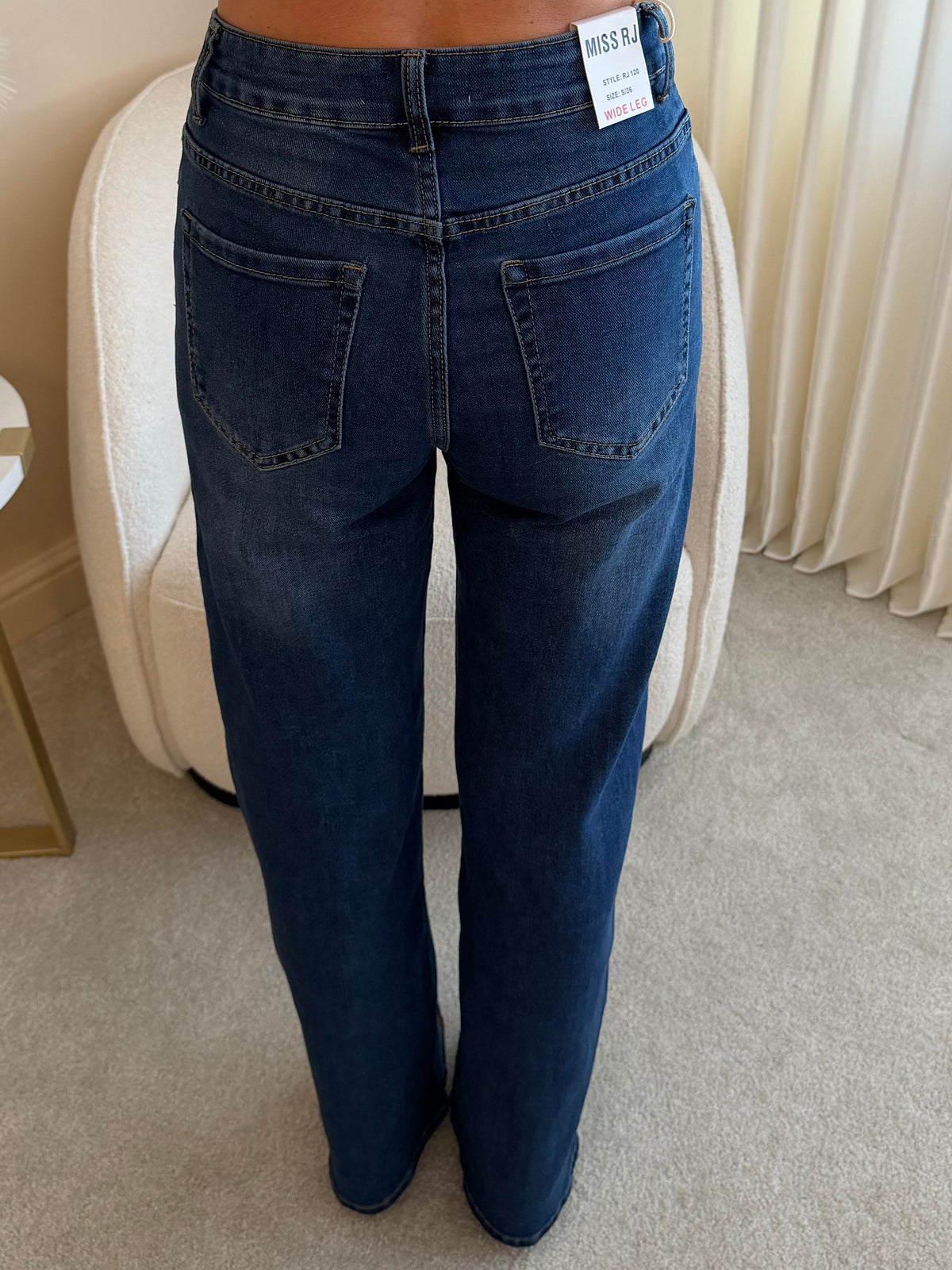 Lottie Stretch Button Detail Jeans