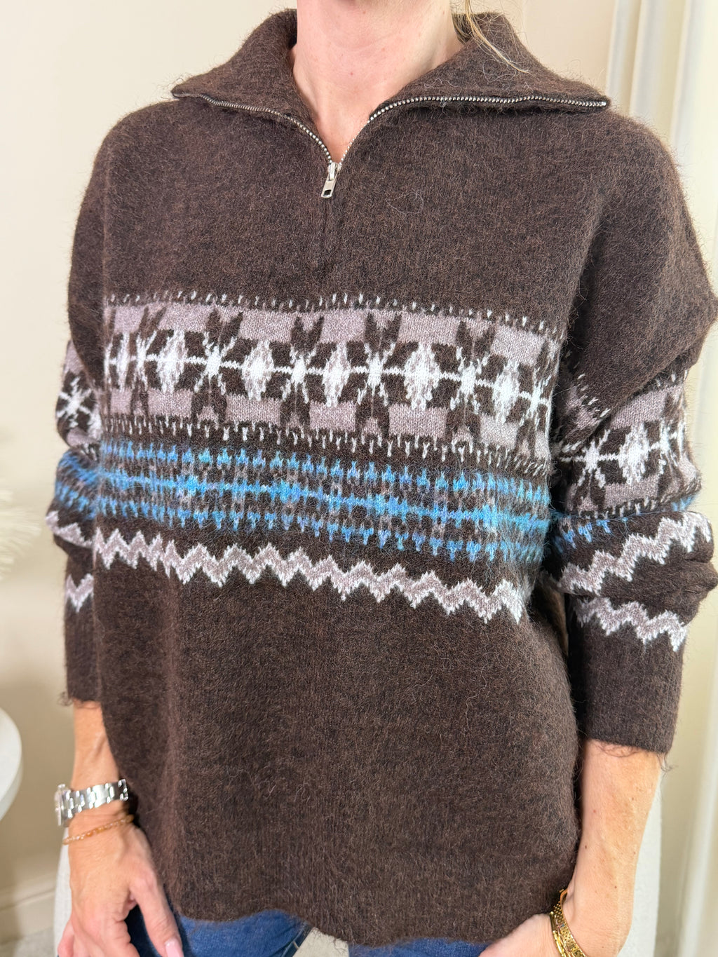 Verity Quarter Zip Jumper