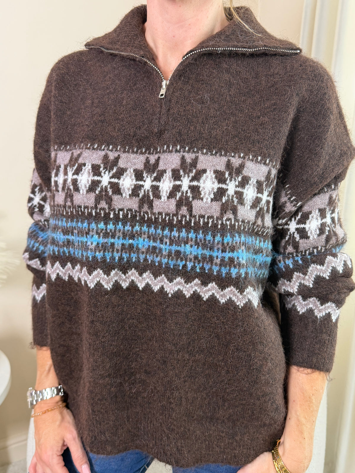 Verity Quarter Zip Jumper