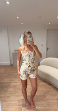 Floral CoOrd Wiastcoat & Short