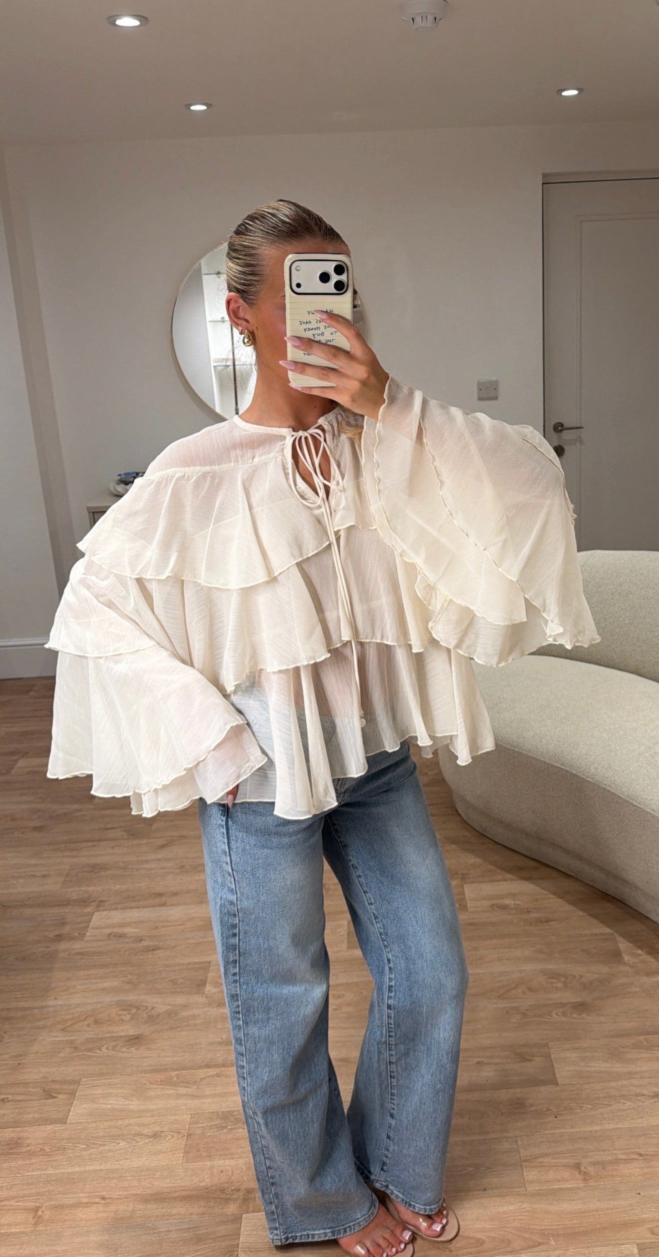 Jess Ruffle Blouse