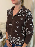 Darla Paisley knit jacket