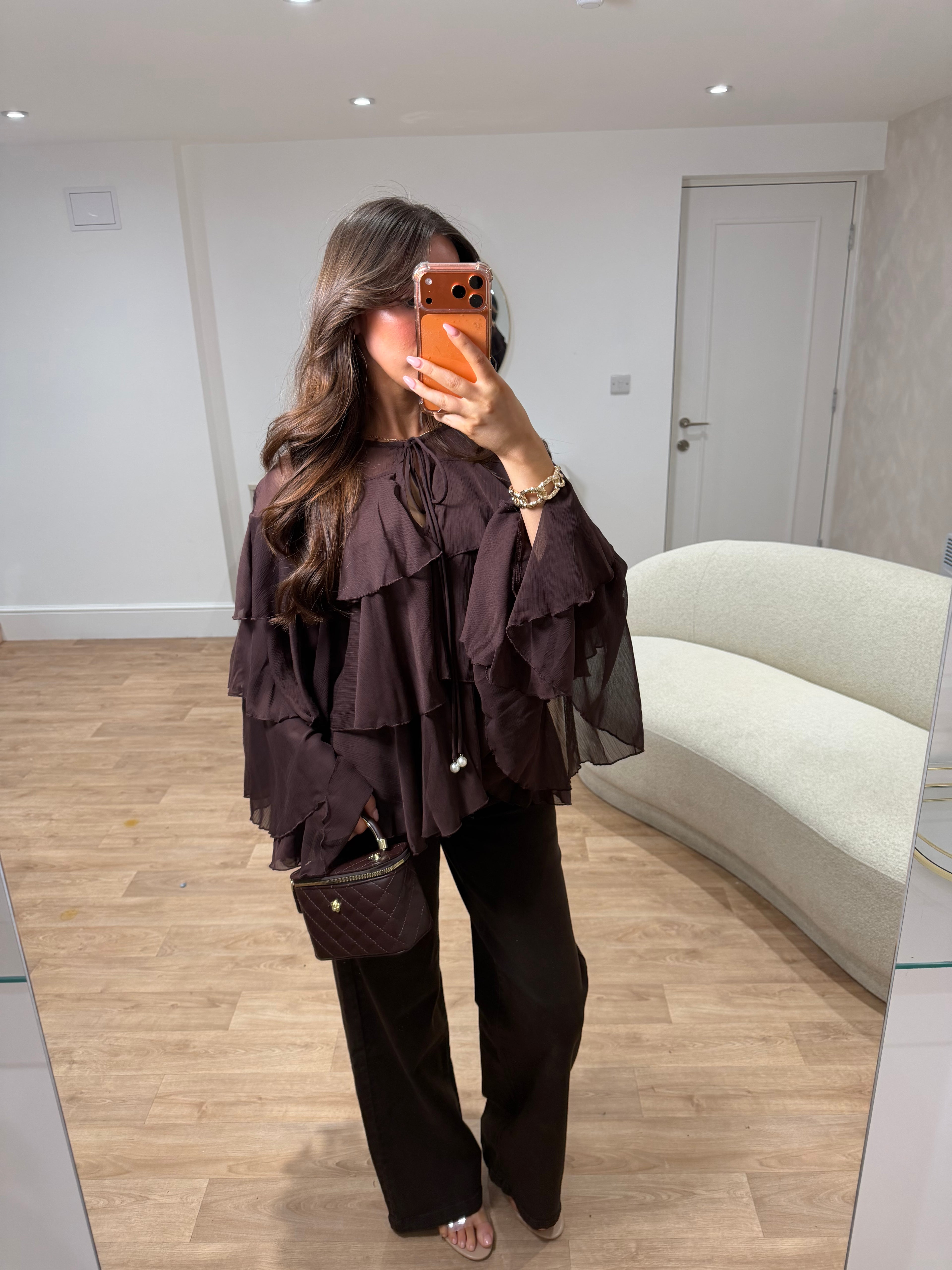 Jess Ruffle Blouse