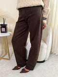 Carly Brown Barrel Jeans