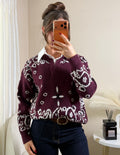 Fawn Burgundy Knit Jumper
