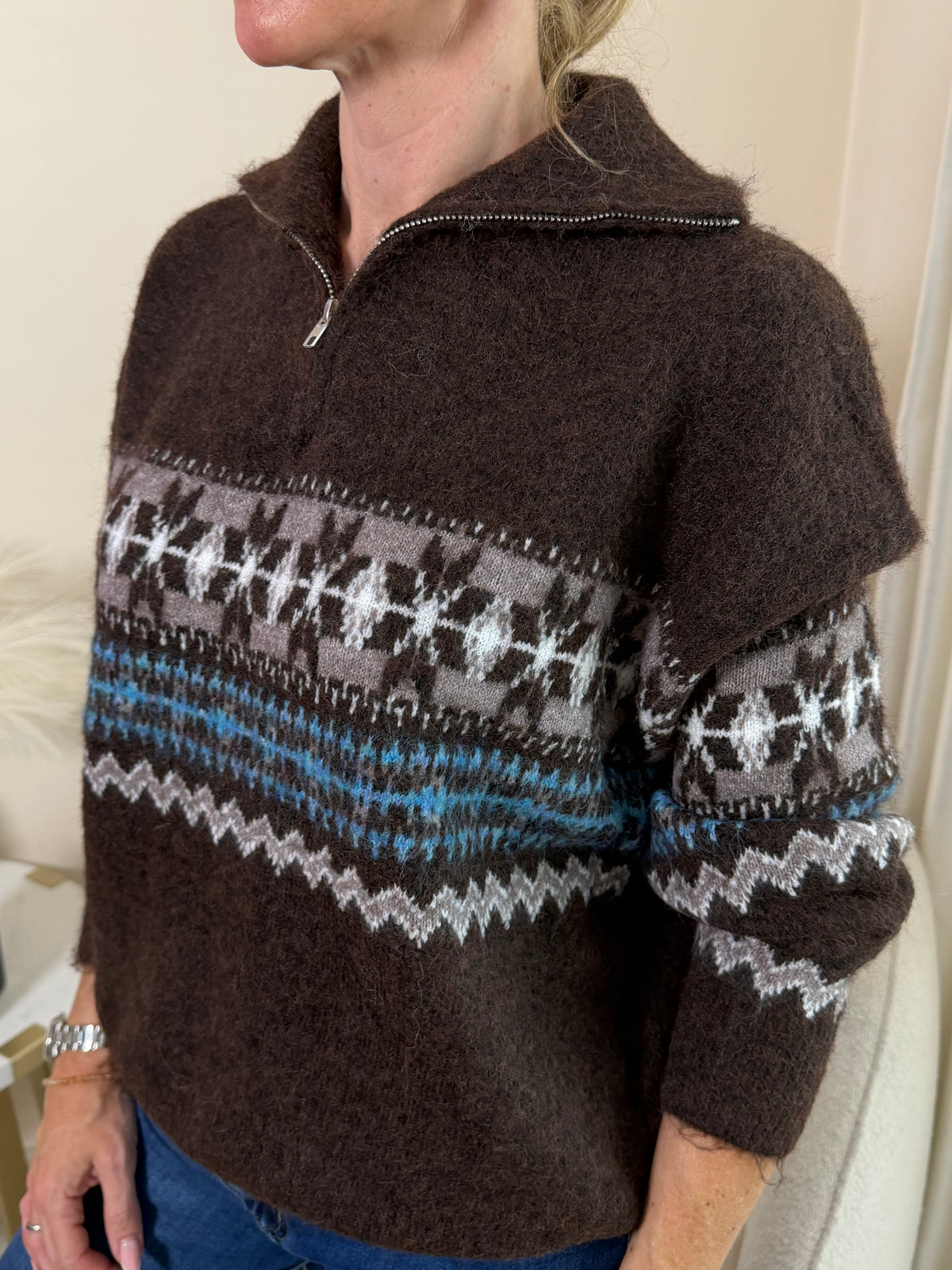 Verity Quarter Zip Jumper
