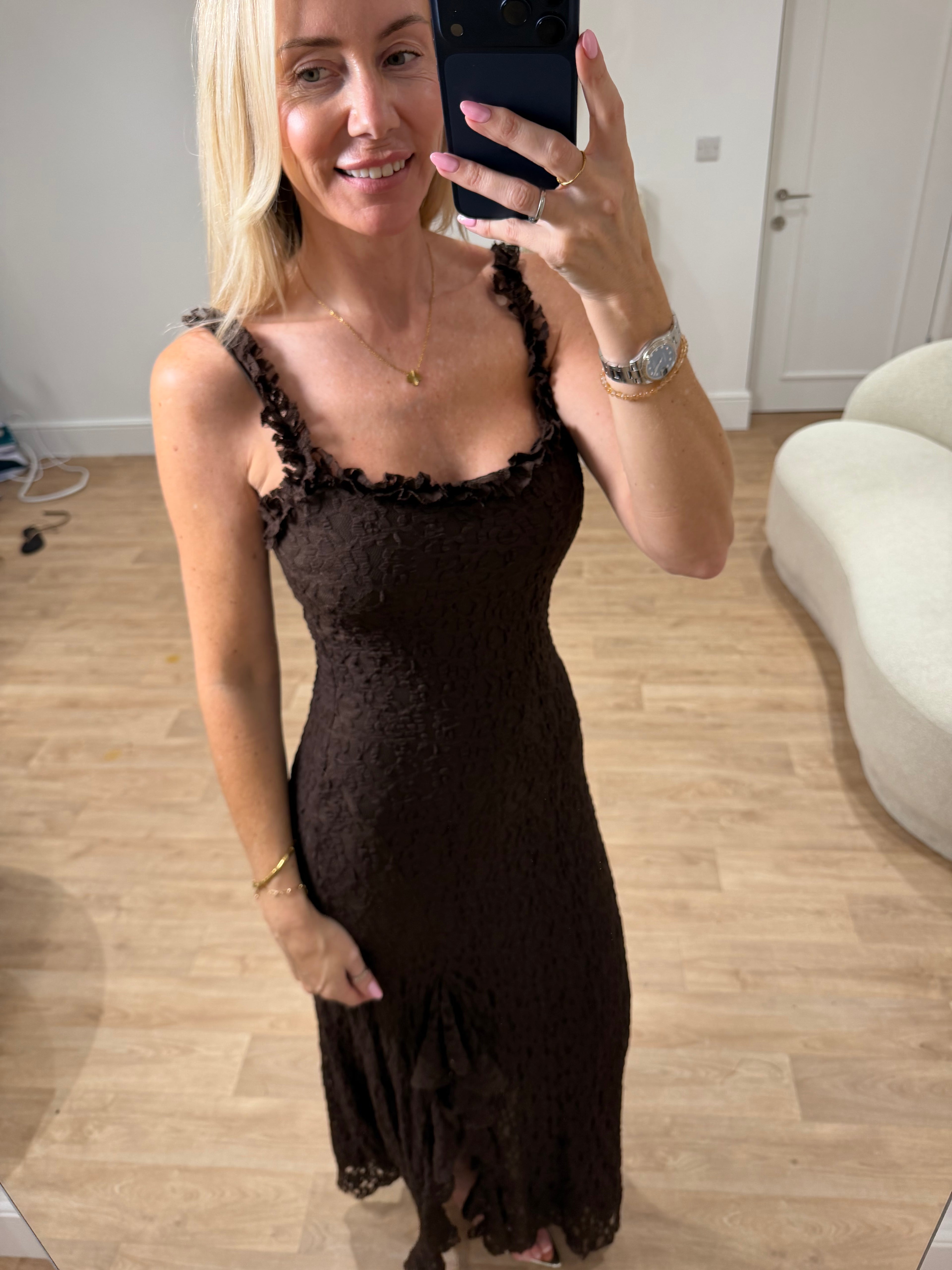 Lucienna Chocolate Dress