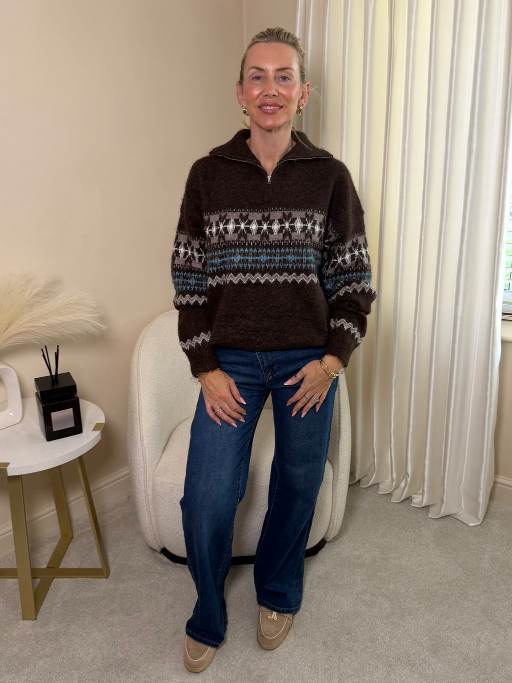 Verity Quarter Zip Jumper