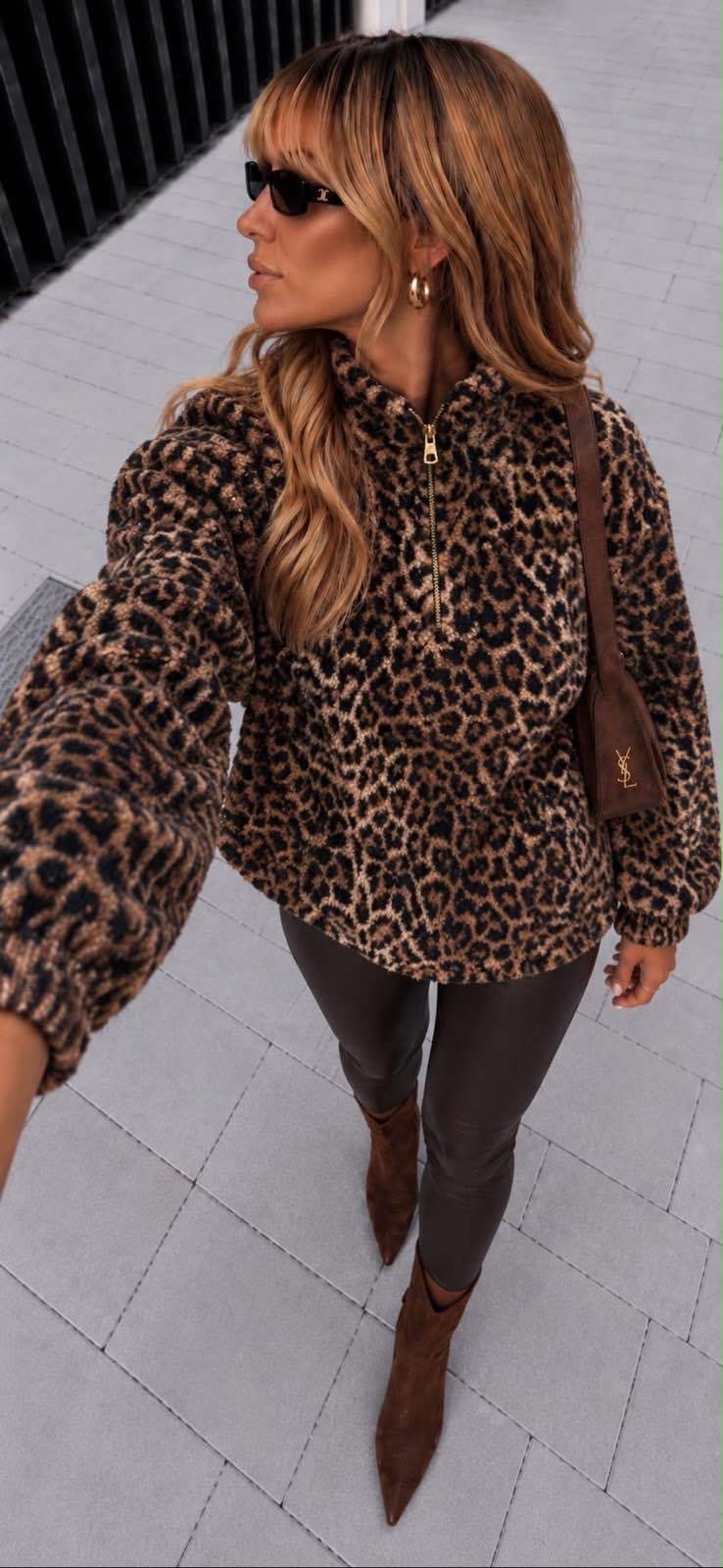Lydia Half Zip Fleece Jumper