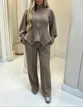 Milla Two Piece Lounge Set CoOrd With Peplum