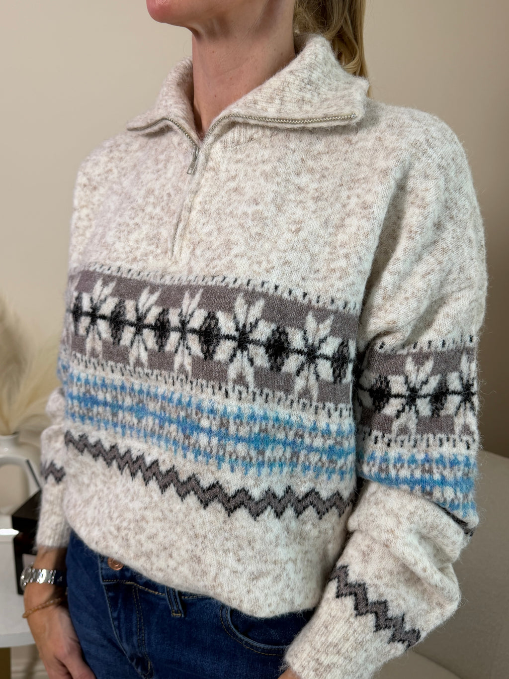 Verity Quarter Zip Jumper