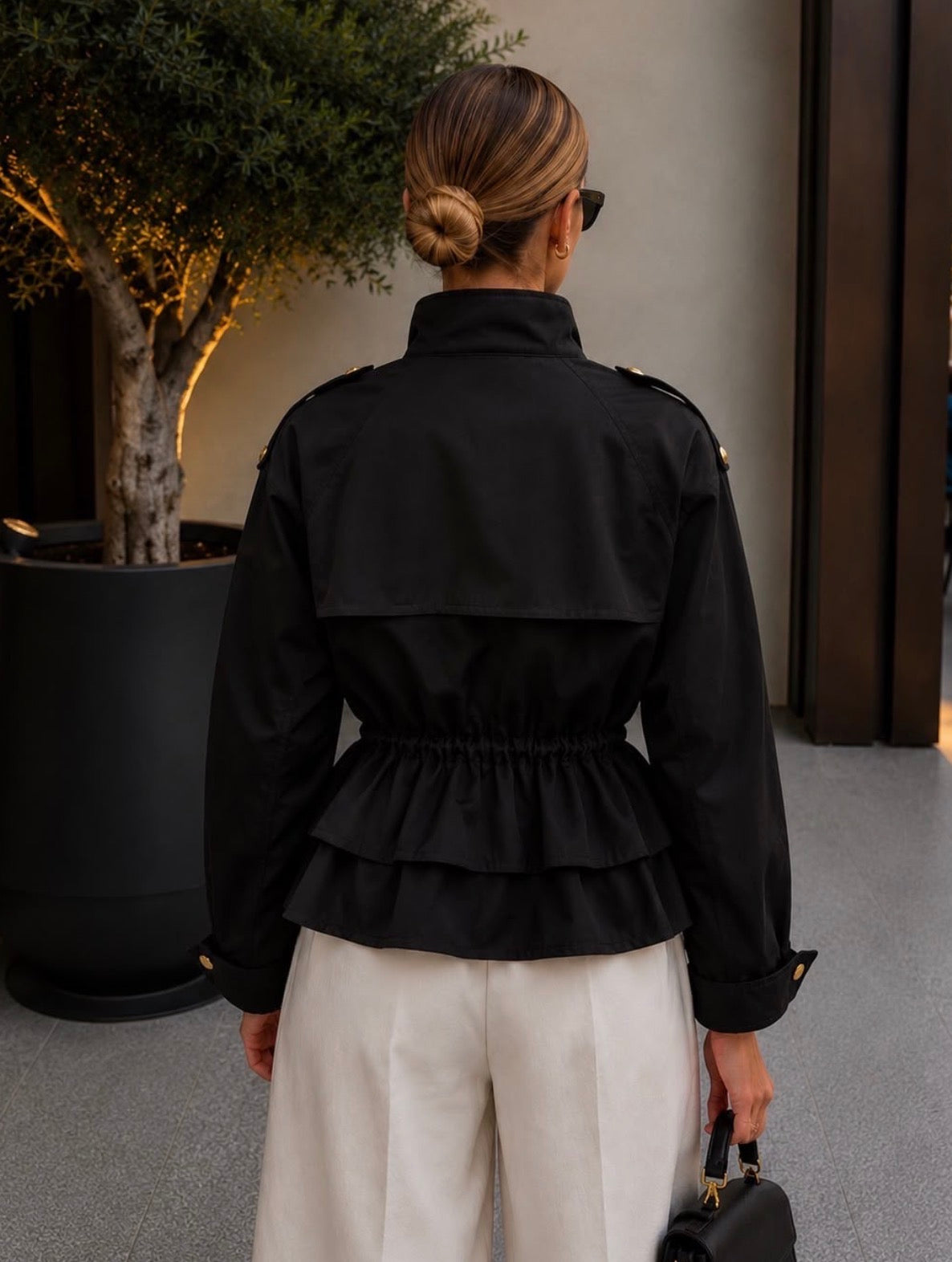 Elouise Utility-Style Trench Jacket