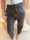 Lyra Faux Leather Trousers