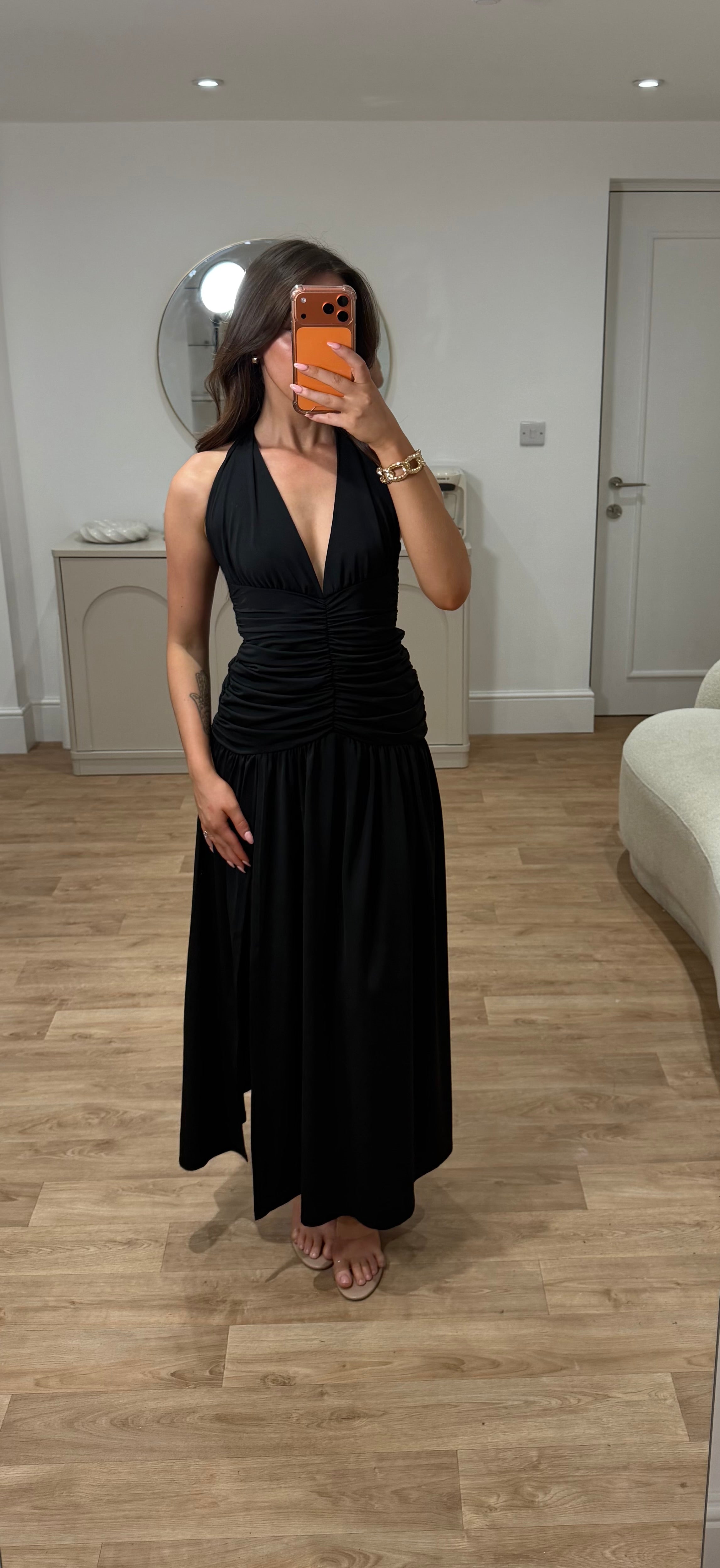 Tegan Halterneck dress