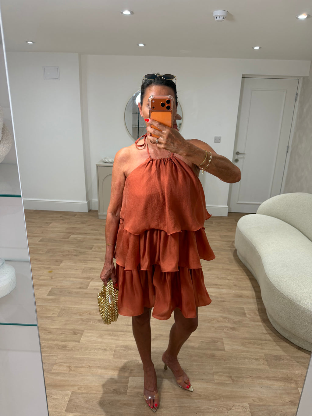 Cassie Ruffle Dress
