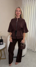 Fern Peplum Hem Style Jacket