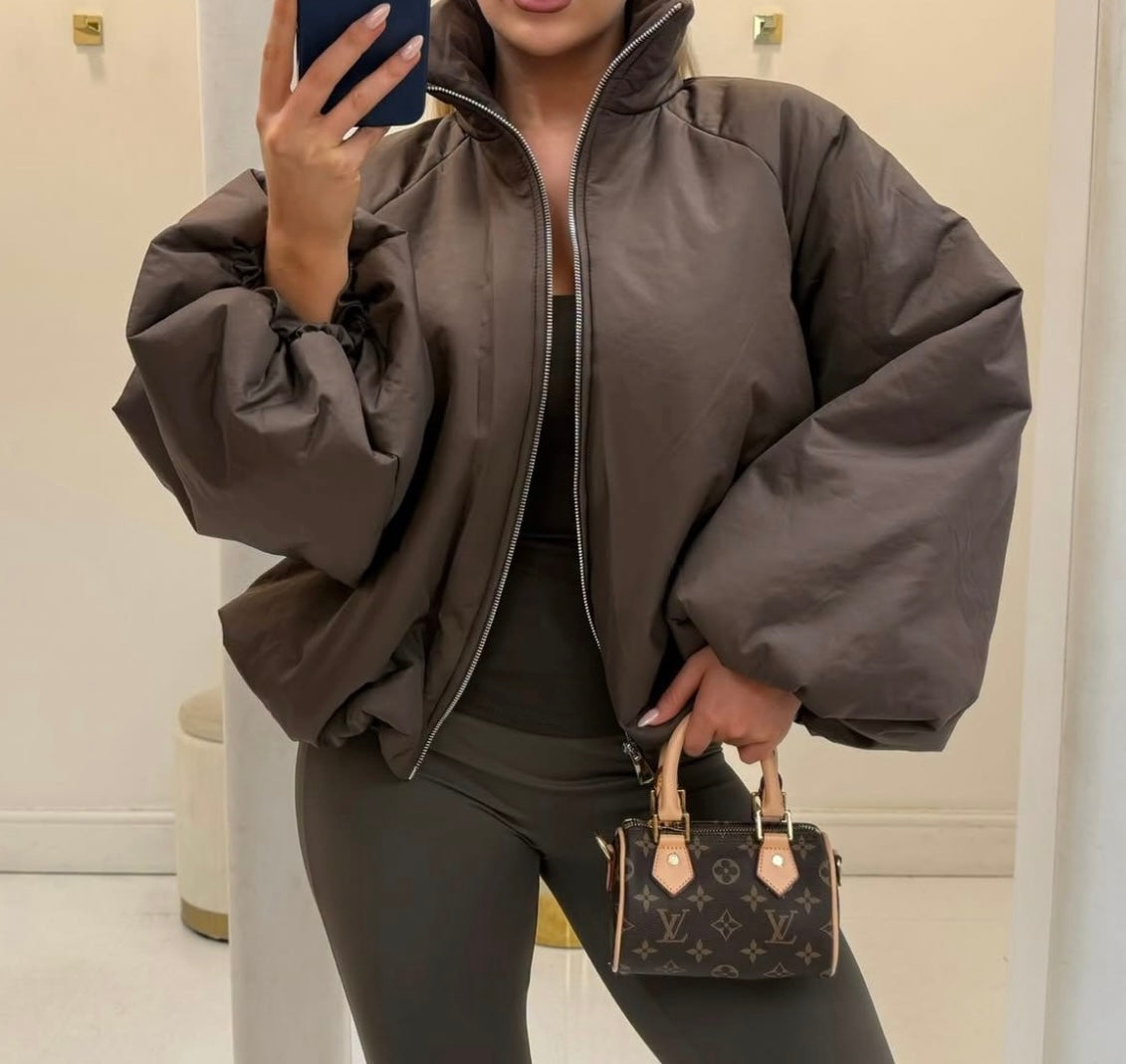 Georgie Puff Brown Jacket