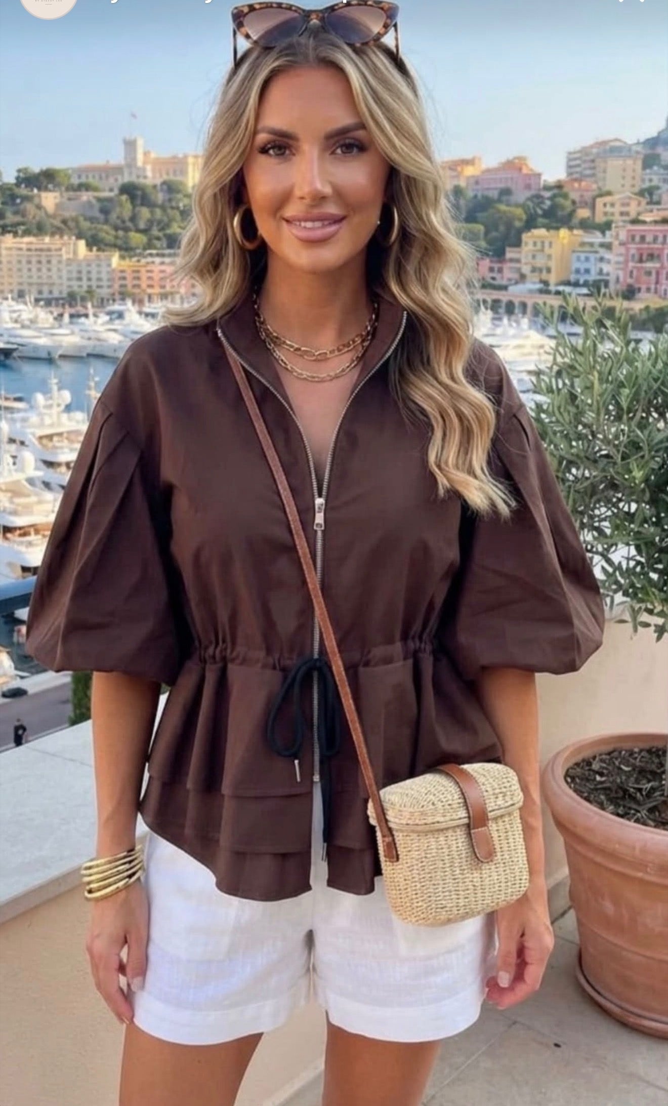 Romina Chocolate Top