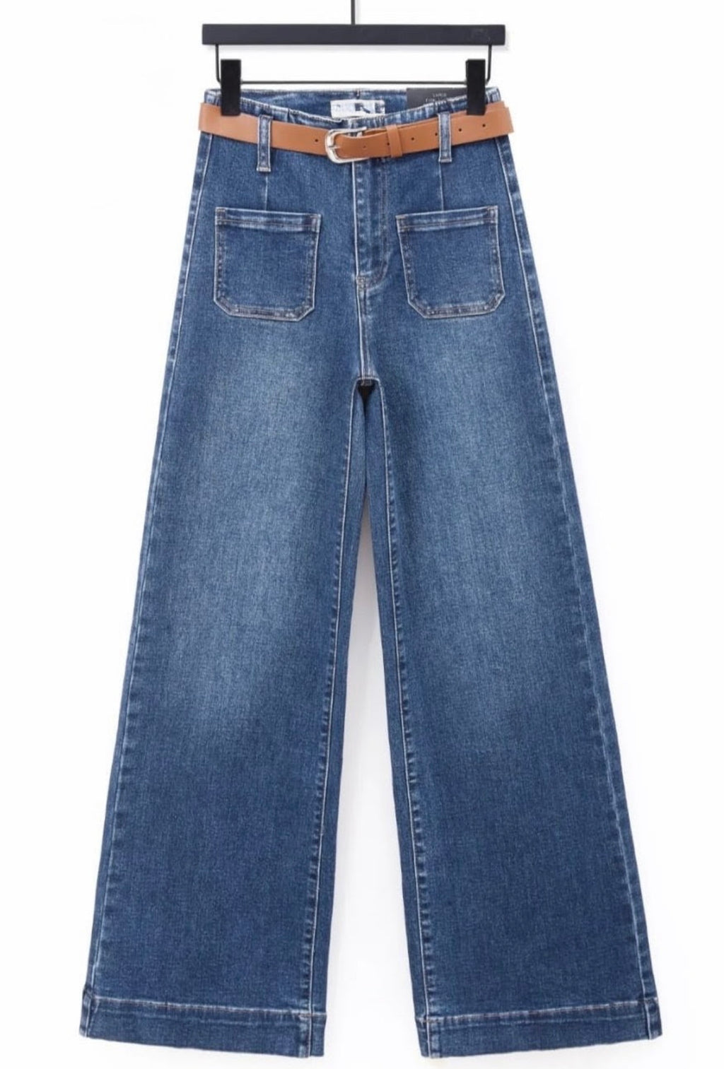 Stretch Front Pocket Detail Jeans