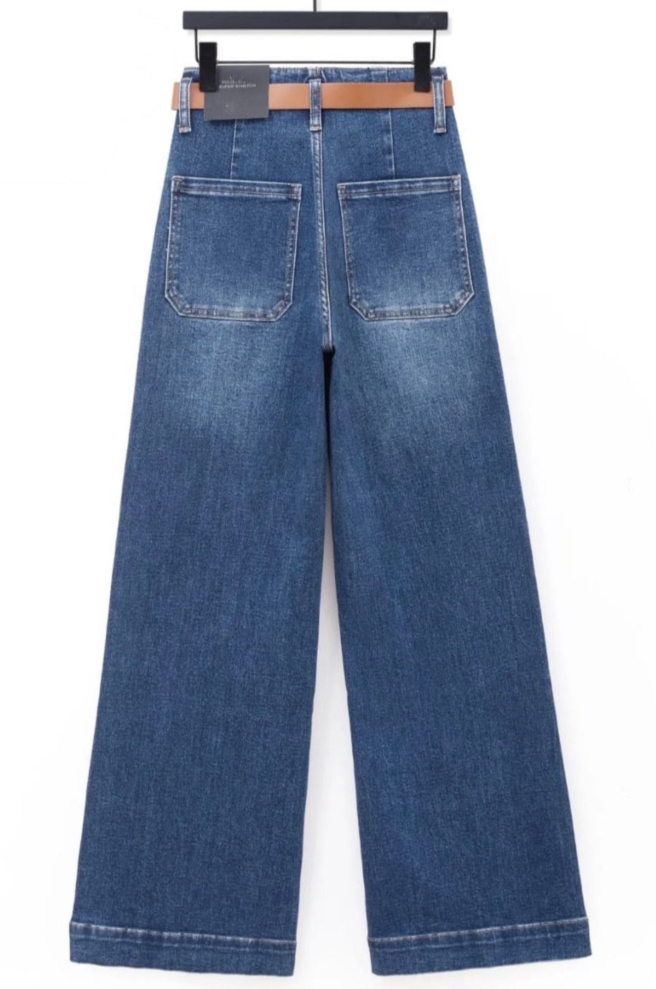Stretch Front Pocket Detail Jeans
